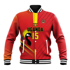 Custom Uganda Basketball Baseball Jacket Go Champions Silverbacks - African Pride