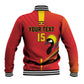 Custom Uganda Basketball Baseball Jacket Go Champions Silverbacks - African Pride
