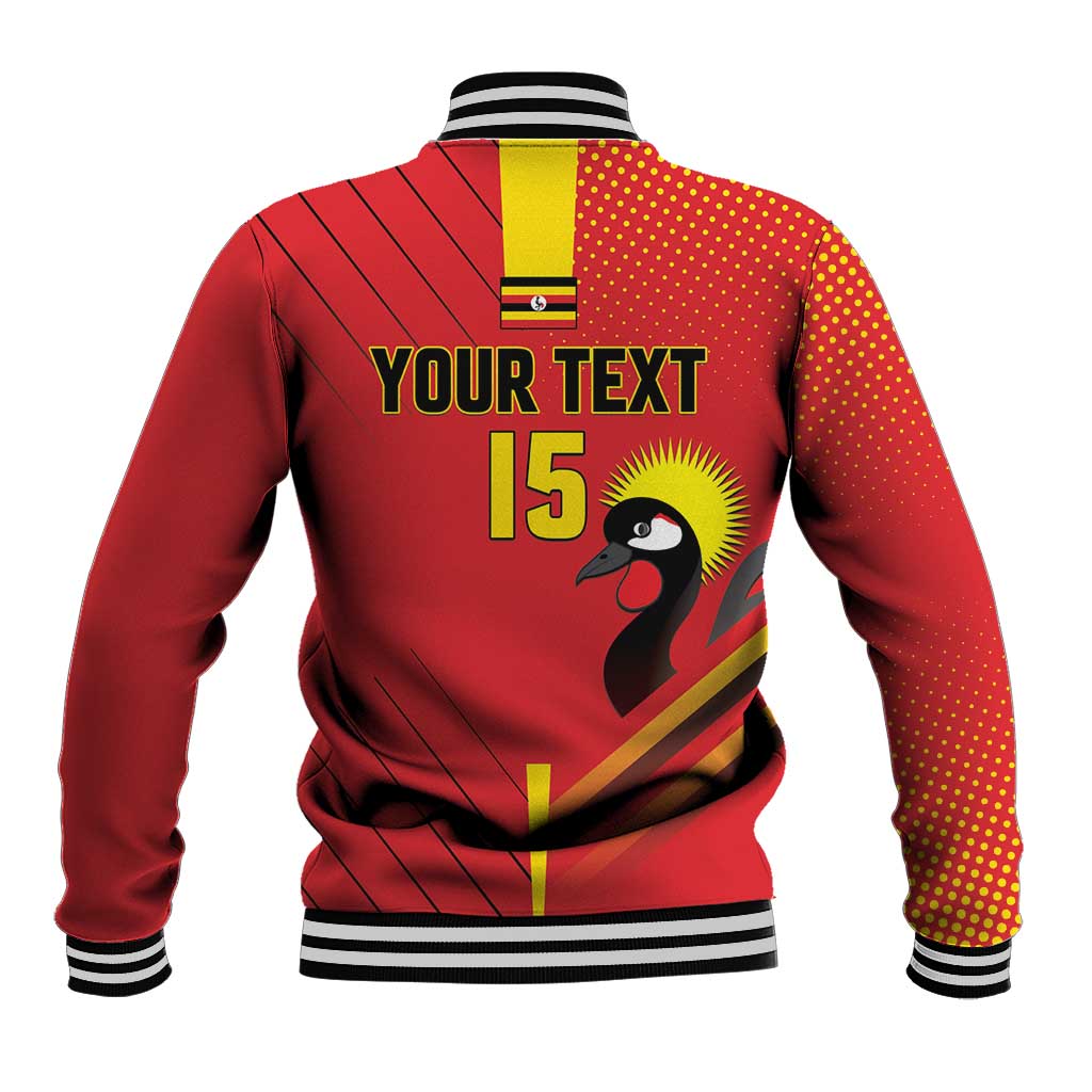 Custom Uganda Basketball Baseball Jacket Go Champions Silverbacks - African Pride