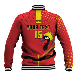 Custom Uganda Basketball Baseball Jacket Go Champions Silverbacks - African Pride