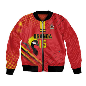 Custom Uganda Basketball Bomber Jacket Go Champions Silverbacks - African Pride
