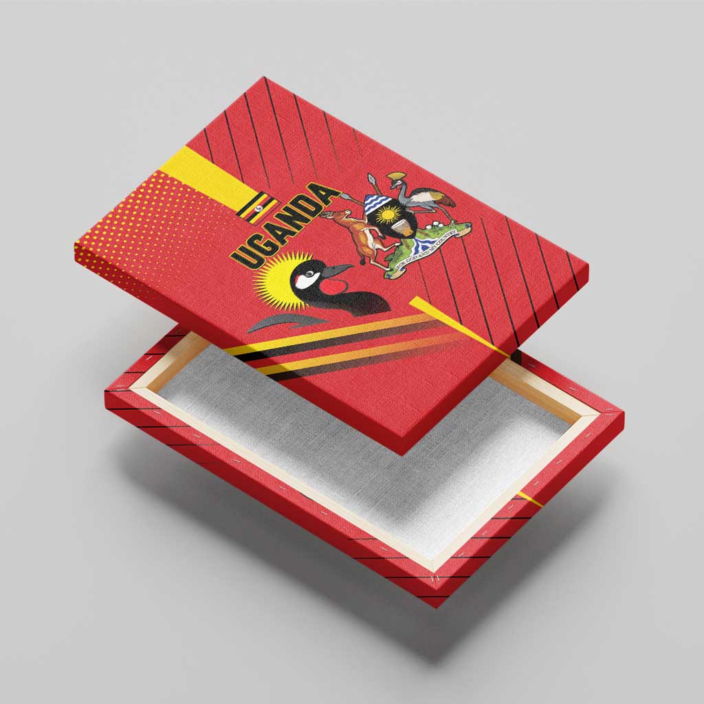 Uganda Basketball Canvas Wall Art Go Champions Silverbacks - African Pride
