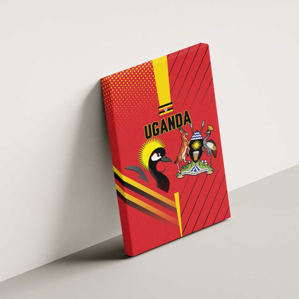 Uganda Basketball Canvas Wall Art Go Champions Silverbacks - African Pride