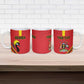 Custom Uganda Basketball Ceramic Mug Go Silverbacks