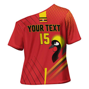 Custom Uganda Basketball Cross Shoulder Shirt Go Silverbacks
