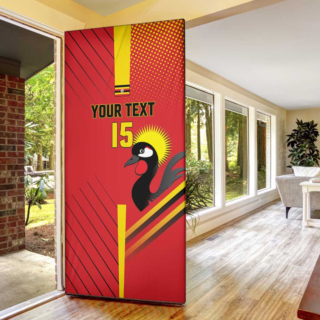 Custom Uganda Basketball Door Cover Go Silverbacks
