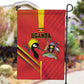 Uganda Basketball Garden Flag Go Champions Silverbacks - African Pride
