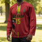 Custom Uganda Basketball Hockey Jersey Go Silverbacks