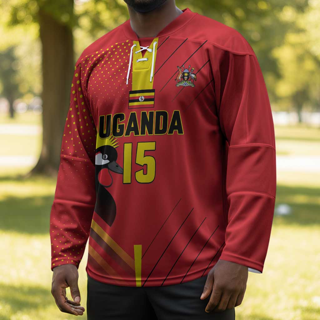 Custom Uganda Basketball Hockey Jersey Go Silverbacks