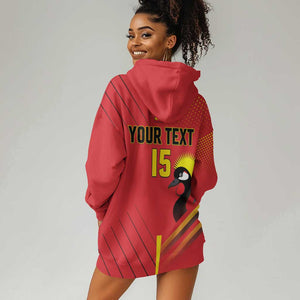 Custom Uganda Basketball Hoodie Dress Go Champions Silverbacks - African Pride