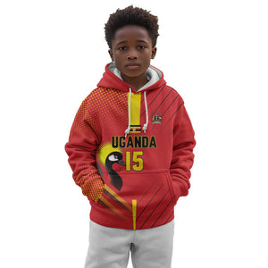 Custom Uganda Basketball Kid Hoodie Go Champions Silverbacks - African Pride