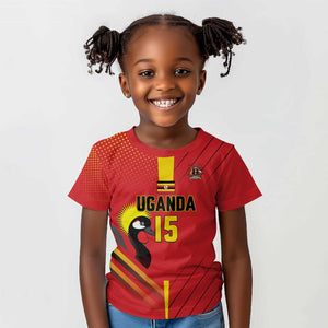 Custom Uganda Basketball Kid T shirt Go Champions Silverbacks - African Pride