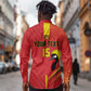 Custom Uganda Basketball Long Sleeve Button Shirt Go Champions Silverbacks - African Pride