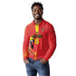 Custom Uganda Basketball Long Sleeve Polo Shirt Go Champions Silverbacks - African Pride