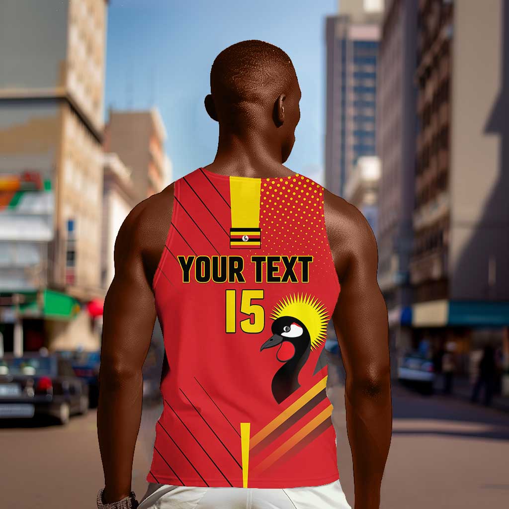 Custom Uganda Basketball Men Tank Top Go Champions Silverbacks - African Pride