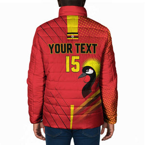 Custom Uganda Basketball Padded Jacket Go Silverbacks