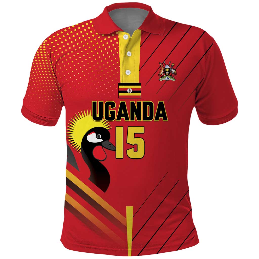 Custom Uganda Basketball Polo Shirt Go Champions Silverbacks - African Pride
