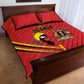 Uganda Basketball Quilt Bed Set Go Champions Silverbacks - African Pride