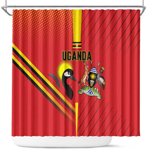 Uganda Basketball Shower Curtain Go Champions Silverbacks - African Pride
