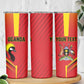 Custom Uganda Basketball Skinny Tumbler Go Champions Silverbacks - African Pride