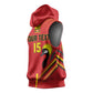 Custom Uganda Basketball Sleeveless Hoodie Go Champions Silverbacks - African Pride