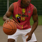 Custom Uganda Basketball Sleeveless Hoodie Go Champions Silverbacks - African Pride