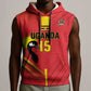 Custom Uganda Basketball Sleeveless Hoodie Go Champions Silverbacks - African Pride