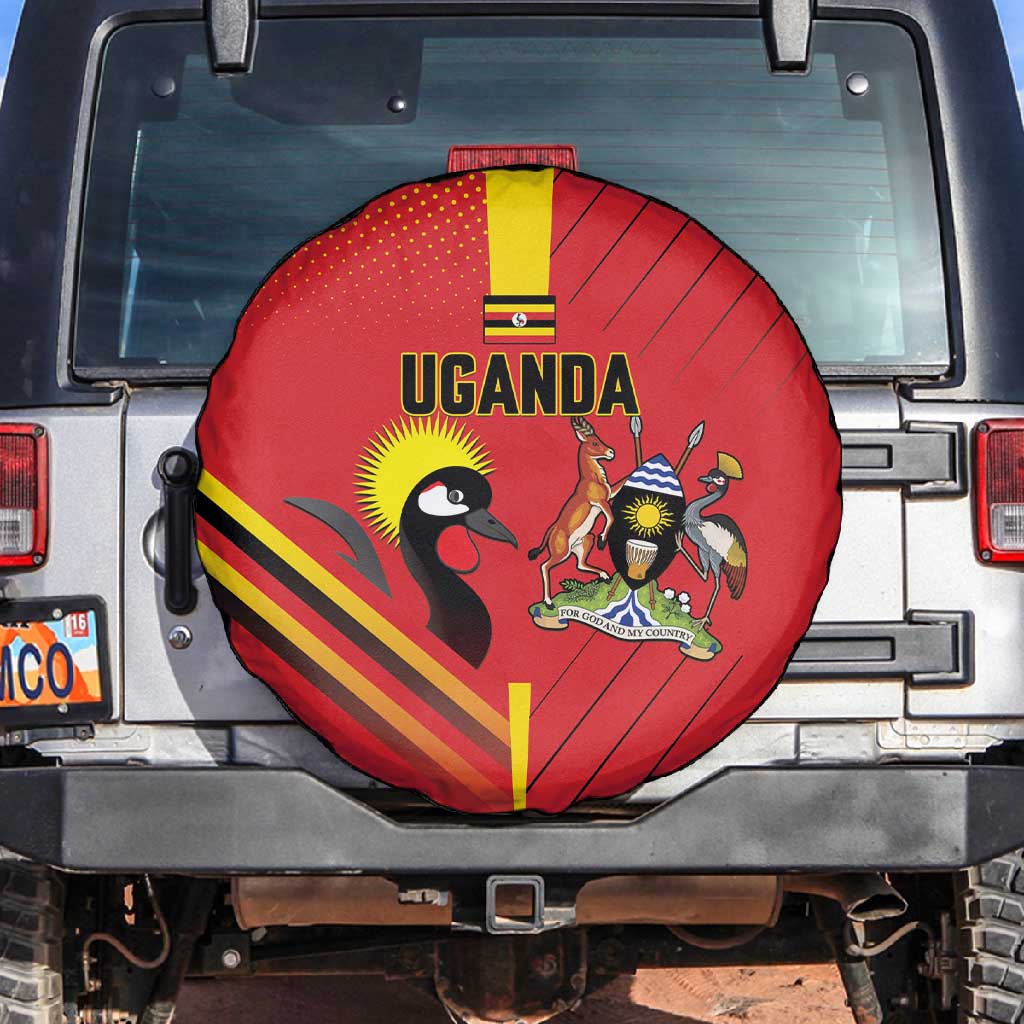 Uganda Basketball Spare Tire Cover Go Champions Silverbacks - African Pride