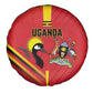 Uganda Basketball Spare Tire Cover Go Champions Silverbacks - African Pride