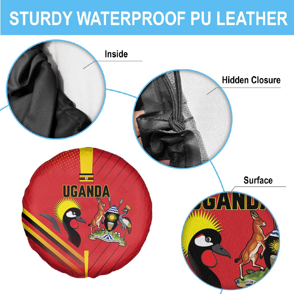 Uganda Basketball Spare Tire Cover Go Champions Silverbacks - African Pride