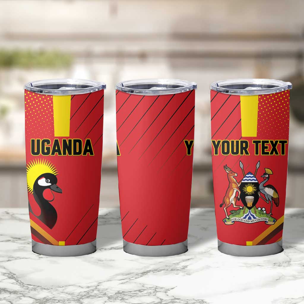Custom Uganda Basketball Tumbler Cup Go Champions Silverbacks - African Pride