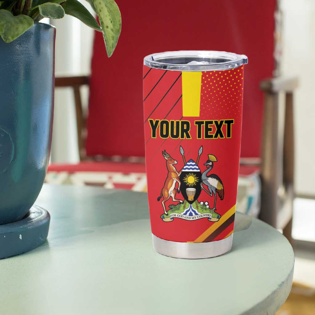 Custom Uganda Basketball Tumbler Cup Go Champions Silverbacks - African Pride