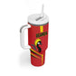 Custom Uganda Basketball Tumbler With Handle Go Champions Silverbacks - African Pride