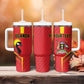 Custom Uganda Basketball Tumbler With Handle Go Champions Silverbacks - African Pride