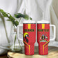 Custom Uganda Basketball Tumbler With Handle Go Champions Silverbacks - African Pride
