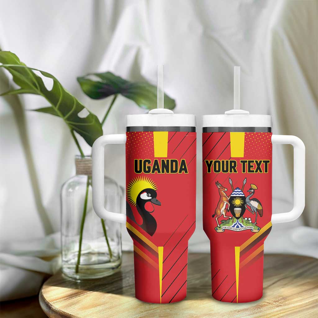 Custom Uganda Basketball Tumbler With Handle Go Champions Silverbacks - African Pride
