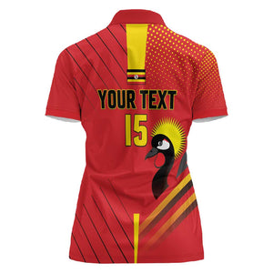 Custom Uganda Basketball Women Polo Shirt Go Champions Silverbacks - African Pride