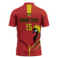 Custom Uganda Basketball Zipper Polo Shirt Go Silverbacks