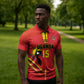 Custom Uganda Basketball Zipper Polo Shirt Go Silverbacks
