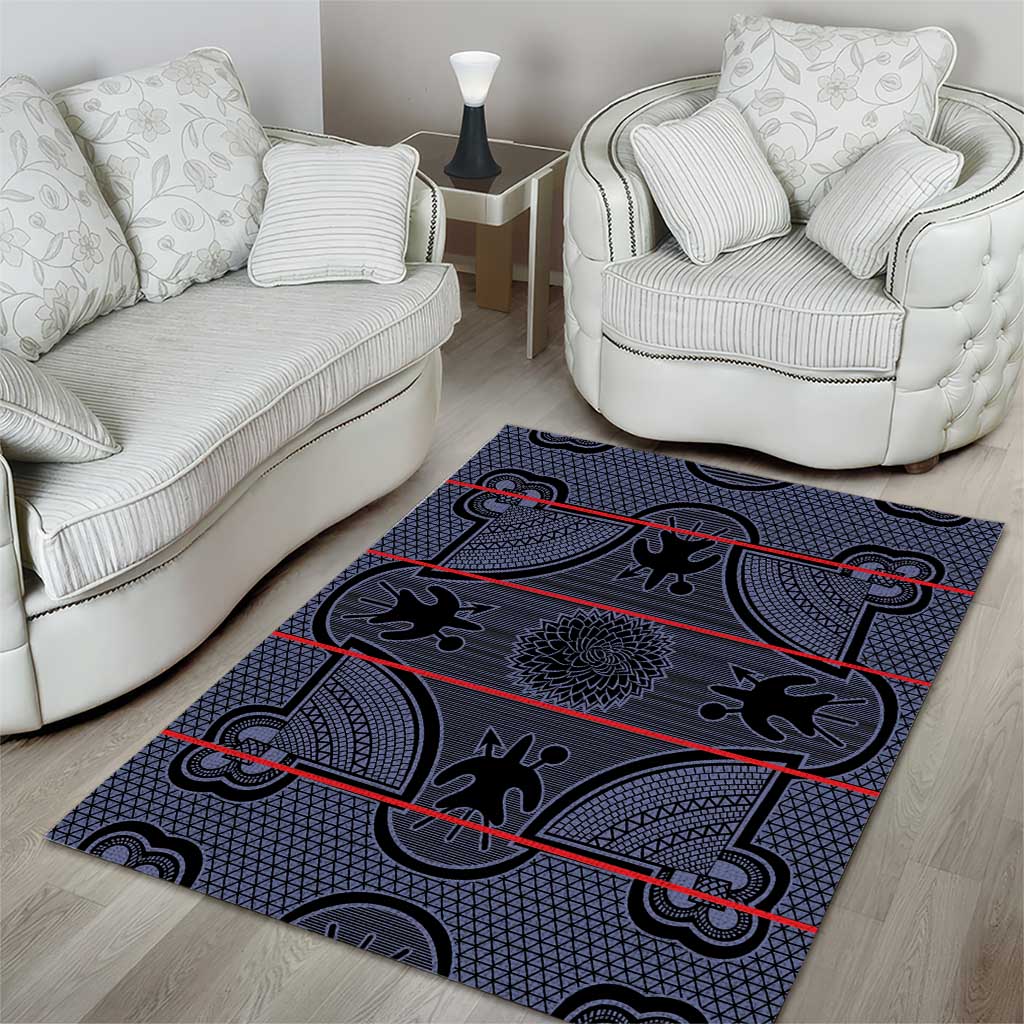 Basotho Blanket Area Rug Lesotho Seanamarena Heritage - Serenity - African Pride
