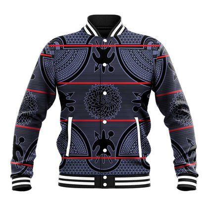 Basotho Blanket Baseball Jacket Lesotho Seanamarena Heritage - Serenity - African Pride