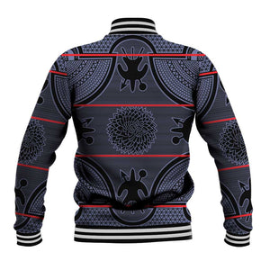 Basotho Blanket Baseball Jacket Lesotho Seanamarena Heritage - Serenity - African Pride