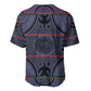 Basotho Blanket Baseball Jersey Lesotho Seanamarena Heritage - Serenity - African Pride