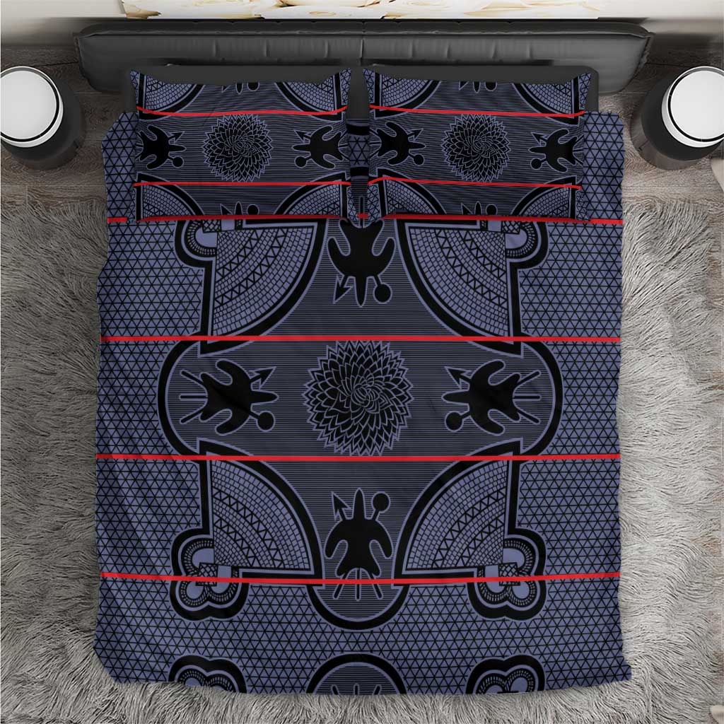 Basotho Blanket Bedding Set Lesotho Seanamarena Heritage - Serenity - African Pride