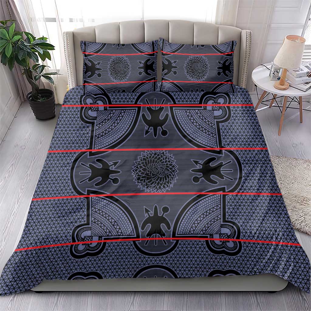 Basotho Blanket Bedding Set Lesotho Seanamarena Heritage - Serenity - African Pride