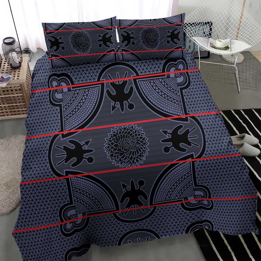 Basotho Blanket Bedding Set Lesotho Seanamarena Heritage - Serenity - African Pride
