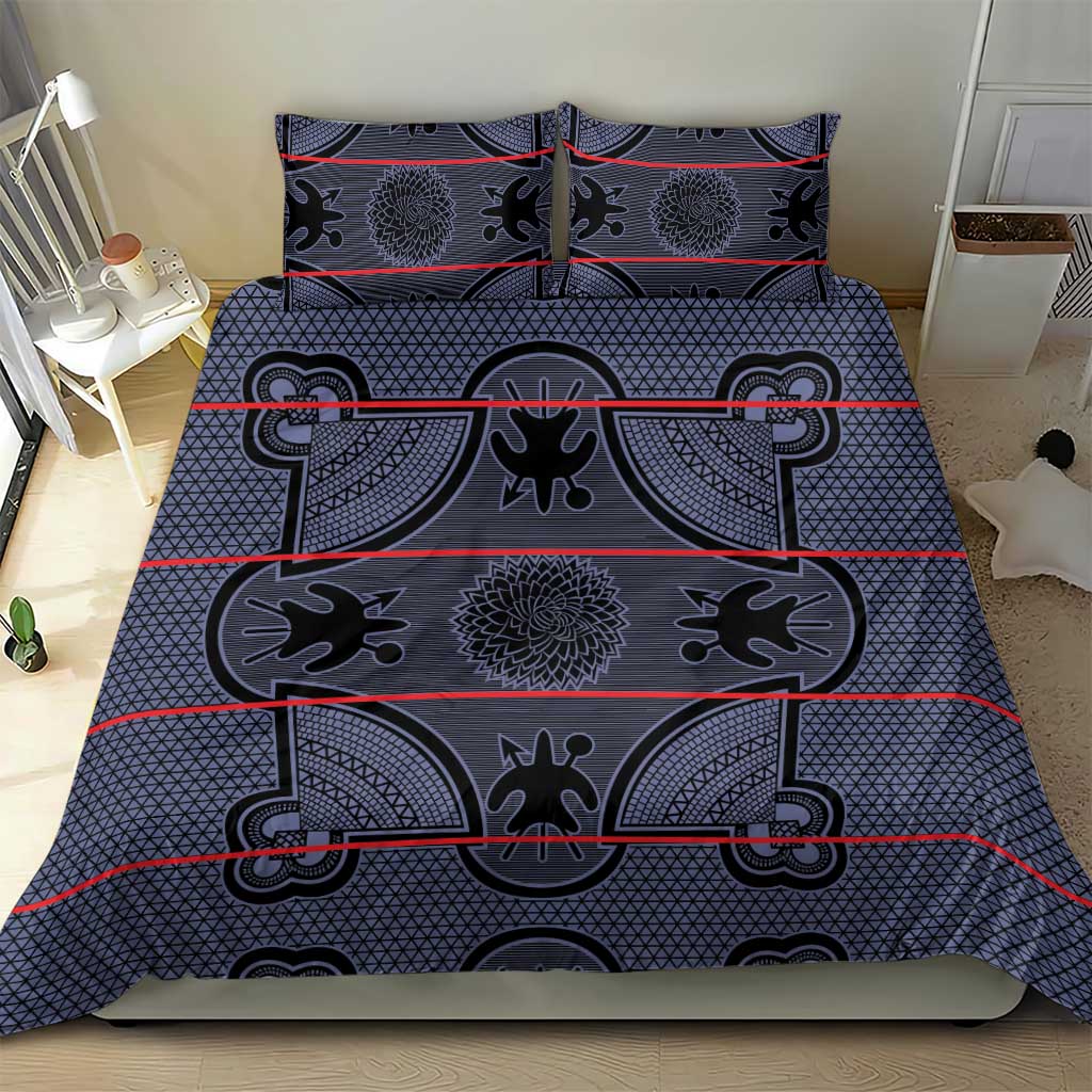 Basotho Blanket Bedding Set Lesotho Seanamarena Heritage - Serenity - African Pride
