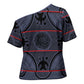 Lesotho Seanamarena Cross Shoulder Shirt Basotho Traditional Blanket Style - Serenity