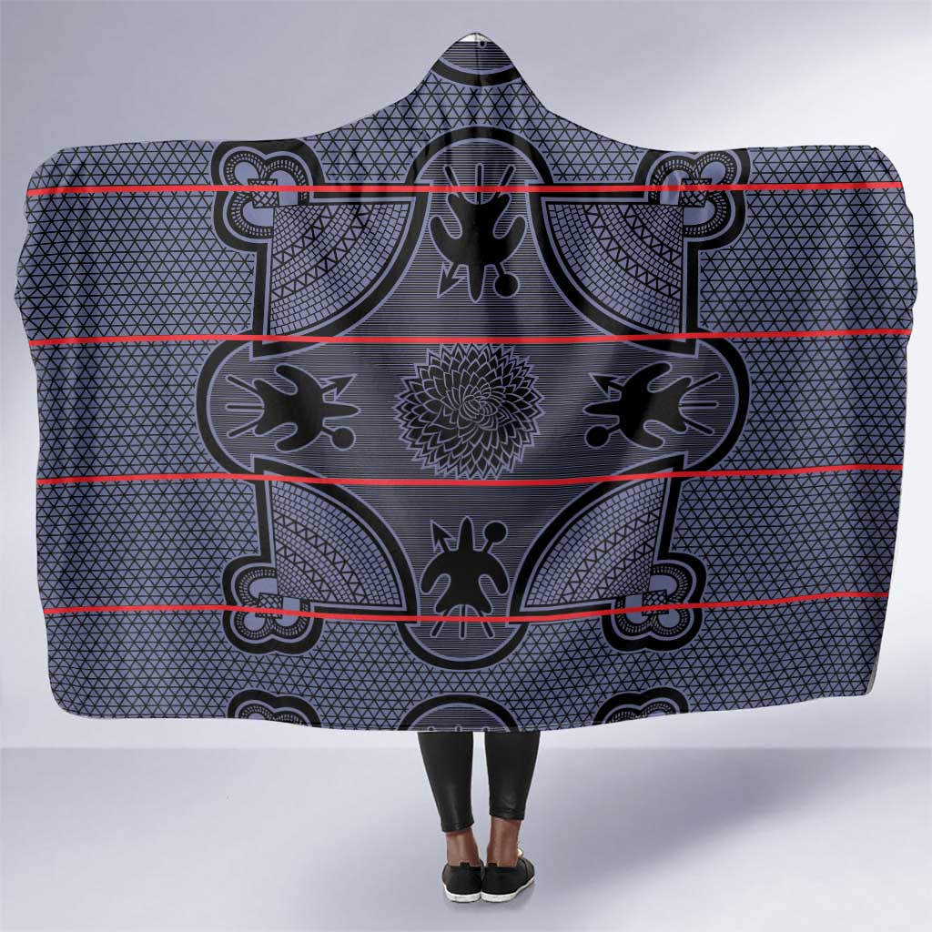 Basotho Blanket Hooded Blanket Lesotho Seanamarena Heritage - Serenity - African Pride
