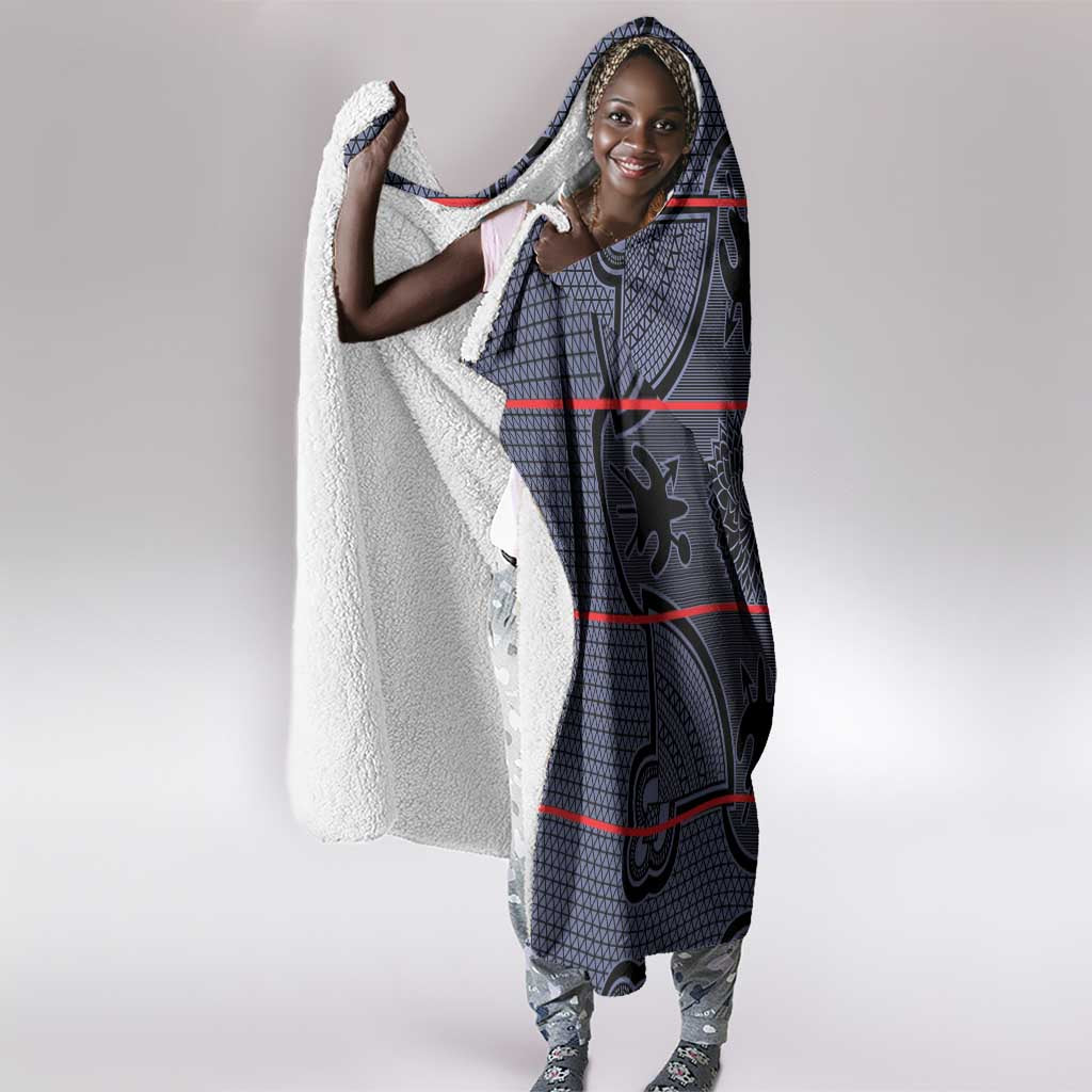 Basotho Blanket Hooded Blanket Lesotho Seanamarena Heritage - Serenity - African Pride